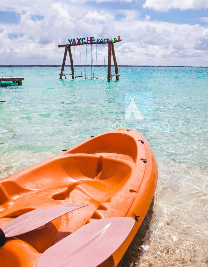 Ecocamping Yaxche Bacalar Exterior foto