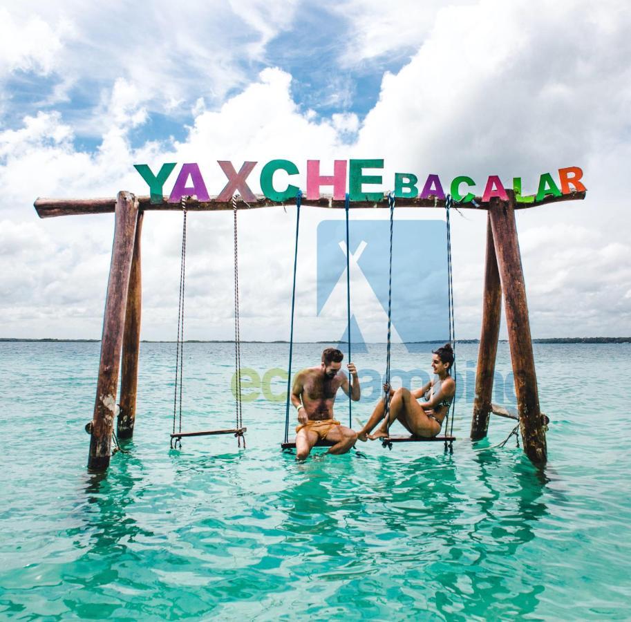 Ecocamping Yaxche Bacalar Exterior foto