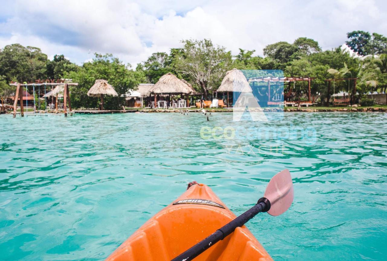 Ecocamping Yaxche Bacalar Exterior foto