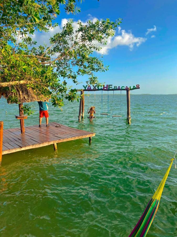 Ecocamping Yaxche Bacalar Exterior foto